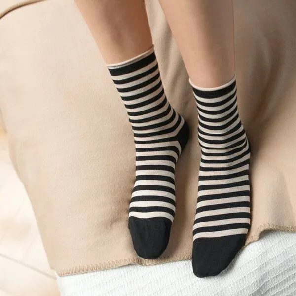 Living Crafts Living Crafts Socken, 2er-Pack - ALEXIS, Black/sand, – Produktbild 1 von 2