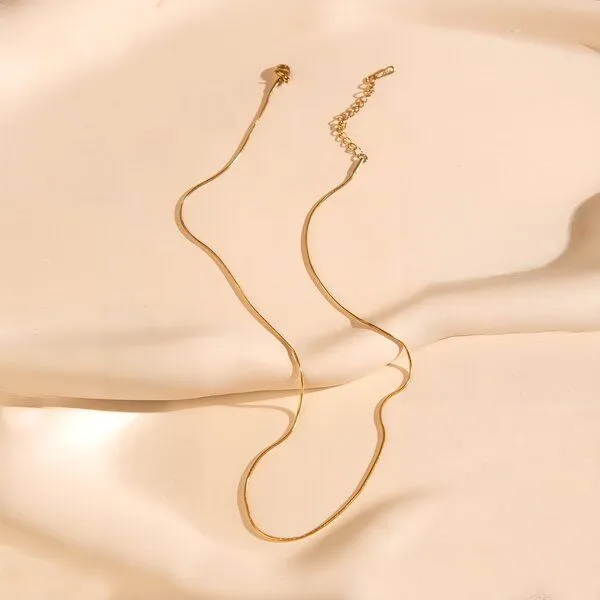 ELEKTROPULLI Elektropulli Kette 1mm schmal, Gold, – Produktbild 2 von 2
