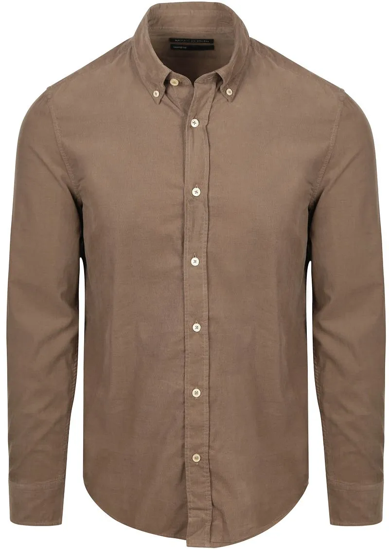 Marc O'Polo Marc O'Polo Overhemd Fine Corduroy Taupe - Größe XXL, Taupe, – Produktbild 2 von 5