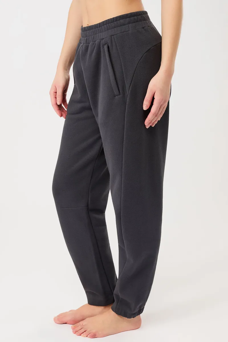 mandala MANDALA Damen vegan Jogginghose Venice Grey, Dunkelgrau, – Produktbild 2 von 2
