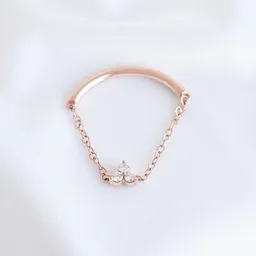 Eppi Eppi Minimalistischer Ring mit Lab Grown Diamanten Cybill – Produktbild 1 von 1