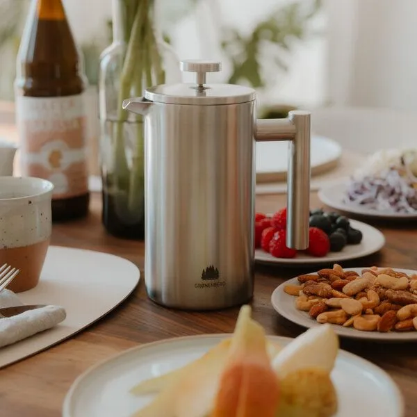 GROENENBERG GROENENBERG Kaffee Spar Set 1 | French Press Thermo (3 Größen) + Kaffeemühle – Produktbild 4 von 4