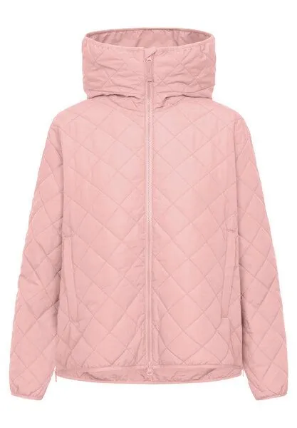 derbe derbe Steppjacke „Quiltby Short“, Coral blush, – Produktbild 2 von 4