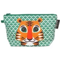 Coq en Pate Coq en Pate Coq en Pâte® Schminktasche/Federmäppchen Tiger 13 x 22 x 6 cm – Produktbild 1 von 1