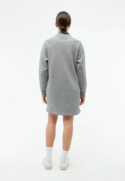 Givn Berlin Givn Berlin Sweatdress GBMARNIE aus Bio-Baumwolle mit Seitentaschen - Grey Melange, Grey melange, – Produktbild 4 von 4