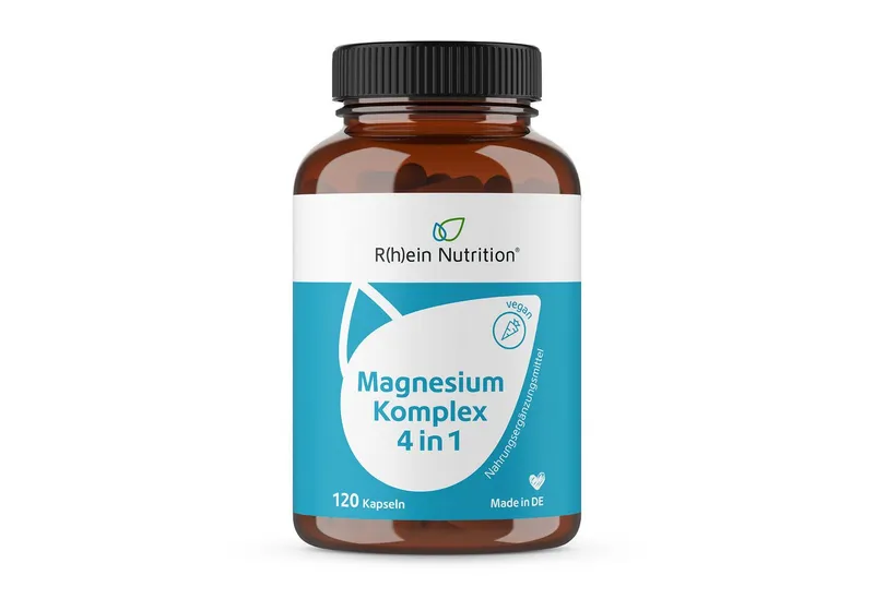 R(h)ein Nutrition R(h)ein Nutrition Magnesium Komplex 4in1 Vegan Kapseln – Produktbild 1 von 5