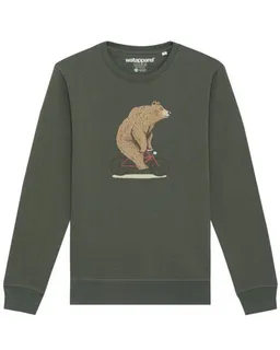 watapparel watapparel Sweatshirt Unisex Fahrradbär – Produktbild 1 von 1