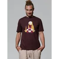 watapparel watapparel T-Shirt Unisex Von Bären und Bergen, Red brown, – Produktbild 1 von 1