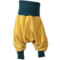 liebewicht liebewicht Yogahose Pumphose Bio Sweat verschiedene Farben nach Wahl, Gelb meliert/grün, – Produktbild 1 von 1