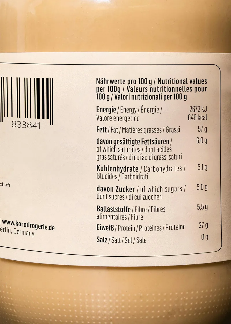 KoRo Weißes Mandelmus 6 x 500 g – Produktbild 8 von 8