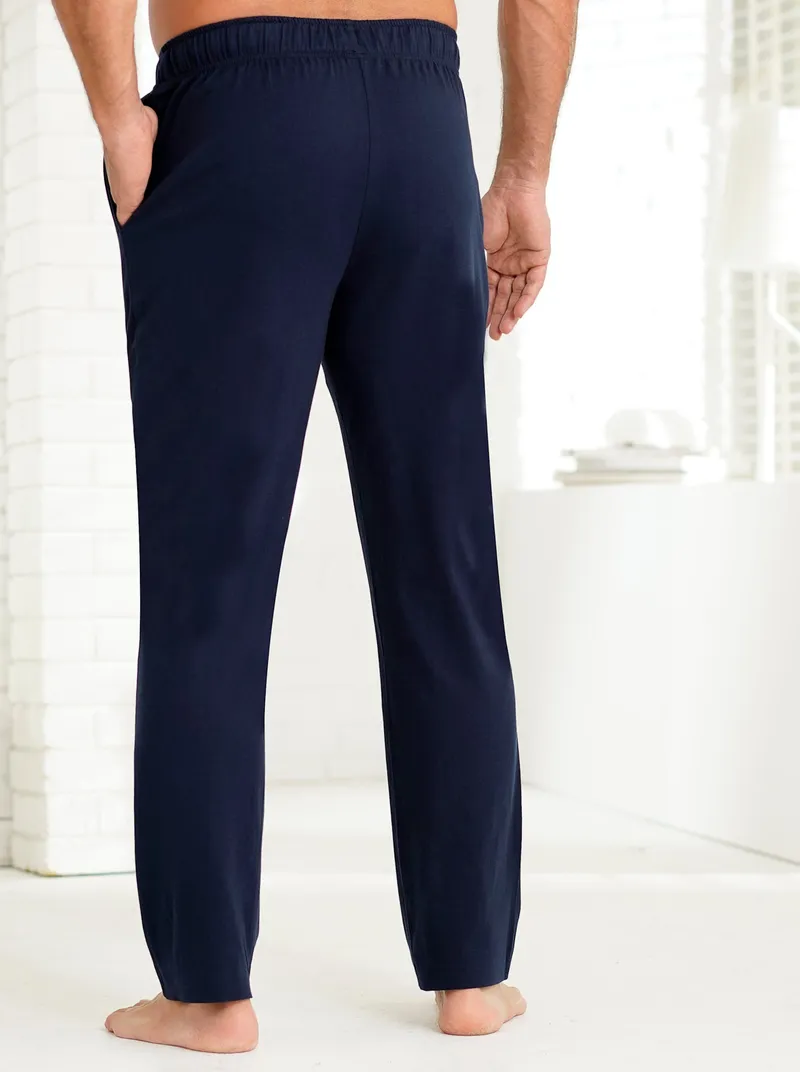 wäschepur men Hose lang marine + anthrazit-meliert, Marine + anthrazit-meliert, – Produktbild 3 von 3