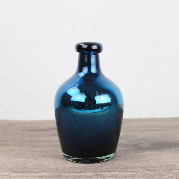 Mitienda Shop Mitienda Shop Dekovase Espejo blau silber | Blumenvase – Produktbild 1 von 4