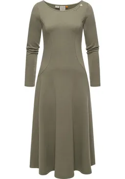 ragwear ragwear A-Linien-Kleid Appero Long Stylisches Langarm-Kleid für den Winter – Produktbild 1 von 1