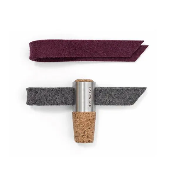 fairwerk fairwerk Weinstöpsel und Tropfenfänger, Anthrazit/aubergine (lila), – Produktbild 1 von 3