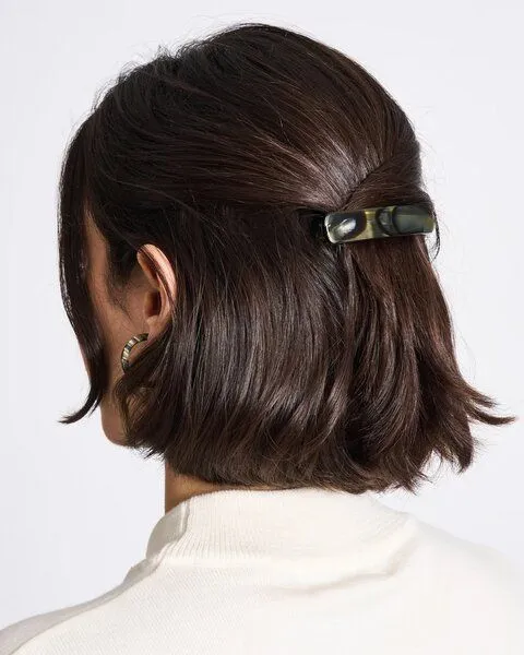 JAN N JUNE JAN N JUNE MACHETE Haarklammer Heirloom Barette aus Acetat, Midnight horn (grün), – Produktbild 2 von 4