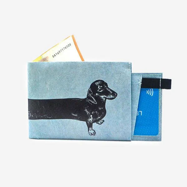 paprcuts paprcuts RFID Portemonnaie Pro, Sausage dog 2.0. (hellblau), – Produktbild 1 von 4