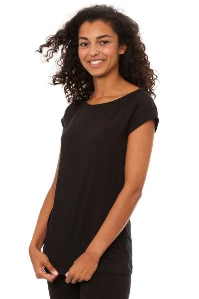FellHerz FellHerz 3er Pack Damen T-Shirt, Schwarz, – Produktbild 2 von 5