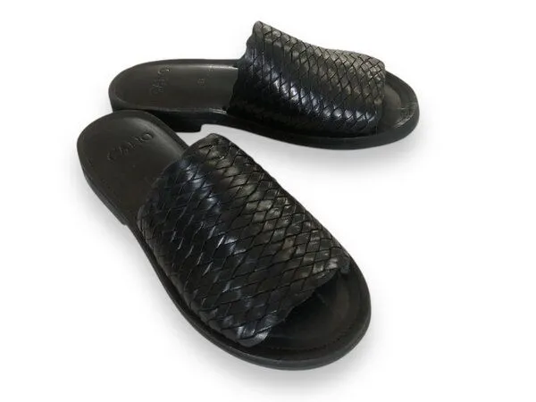 CANO CANO Slipper Sandale LAURA, Schwarz, – Produktbild 2 von 4