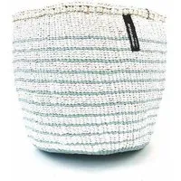 Mifuko KIONDO Körbe S - Sisal Aufbewahrungs- & Pflanzkorb - Upcycling by Mifuko, Blau, – Produktbild 1 von 1