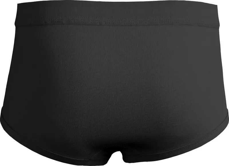 HERMKO Inkontinenzslip 993265 Inkontinenz Slip mit Weichbund aus Bio-Baumwolle Feinripp, Schwarz, – Produktbild 1 von 5
