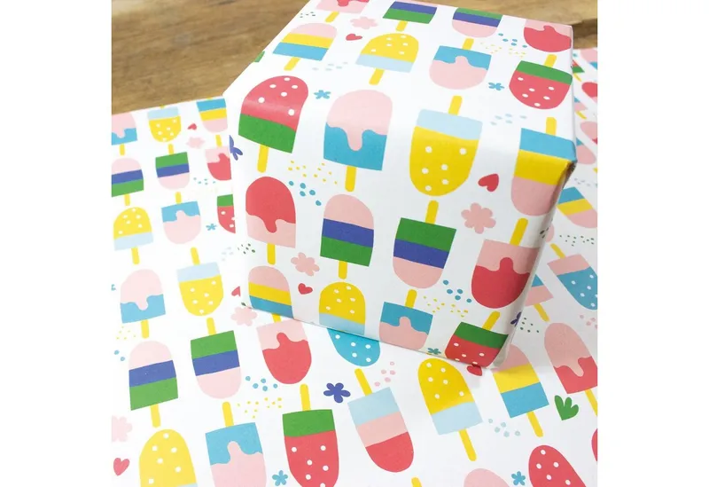 Bow & Hummingbird Bow & Hummingbird Geschenkpapier Ice Cream – Produktbild 6 von 7
