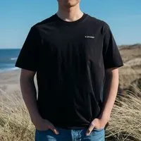 SALZWASSER JONTE – T-Shirt (Unisex) aus 100% Bio-Baumwolle (GOTS) von SALZWASSER, Schwarz, – Produktbild 1 von 1