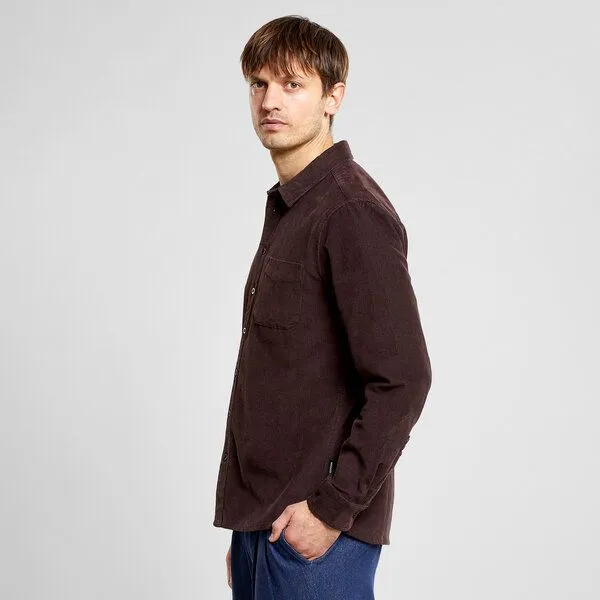 Dedicated DEDICATED Hemd Varberg Corduroy - aus Bio-Baumwolle, Coffee brown (braun), – Produktbild 2 von 2
