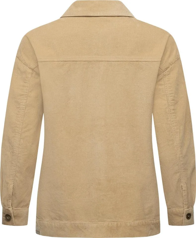 ragwear ragwear Cordjacke Ennea Leichte Damen Übergangsjacke aus Kord, Braun, – Produktbild 1 von 4