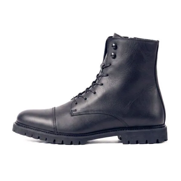 SORBAS SORBAS '93 Leder Stiefel zum Schnüren, Black (schwarz), – Produktbild 1 von 3