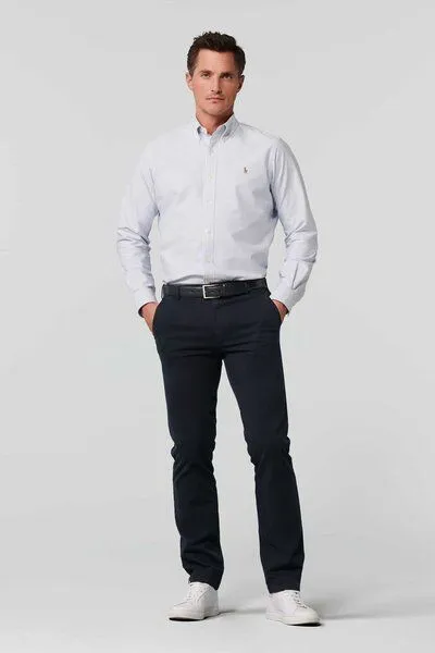 Meyer MEYER Soft Cotton Chino, Blau (marine), – Produktbild 2 von 3