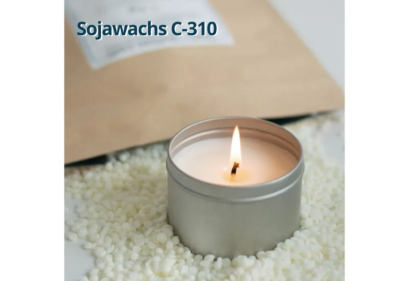 DistrEbution Bastelnaturmaterial Sojawachs Pastillen Naturwachs Kerzenwachs C-310 1kg – Produktbild 4 von 5