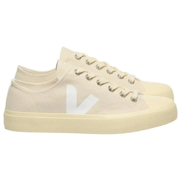 Veja Veja Damen-Sneaker Wata II Low Canvas Pierre White – Produktbild 1 von 4