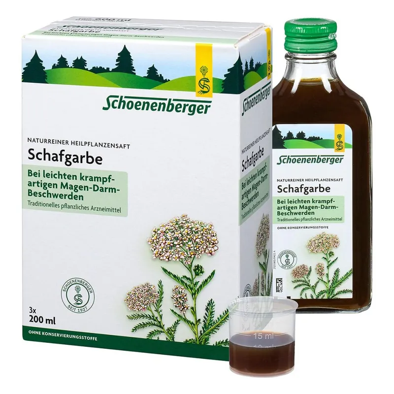 Schoenenberger Schoenenberger Naturreiner Heilpflanzensaft Schafgarbe – Produktbild 1 von 2