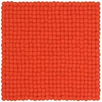 myfelt myfelt Filzkugel Sitzauflage (⌀ 36 cm, 36 x 36 cm), Rotorange (mats), – Produktbild 1 von 1