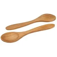 ReineNatur ReineNatur Esslöffel für Kinder aus geöltem Kirschholz – Länge: 17 cm – 2er-Set – Produktbild 1 von 1