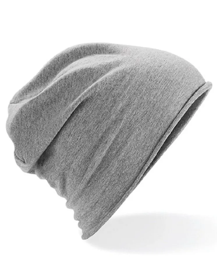 Beechfield Beechfield Beanie leichte, atmungsaktive Herren Mütze für Jugendliche und Erwachsene in verschiedenen Farben, Grau, – Produktbild 2 von 2