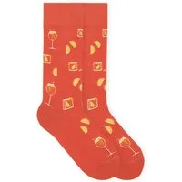 von Jungfeld von Jungfeld Bio-Socken 'Spritz', rotorange, Gr. 43/46 – Produktbild 1 von 1