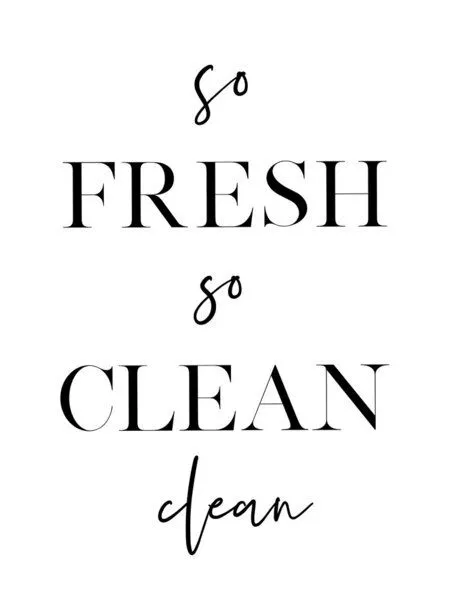 Photocircle Photocircle Poster / Leinwandbild - So Fresh So Clean – Produktbild 1 von 4