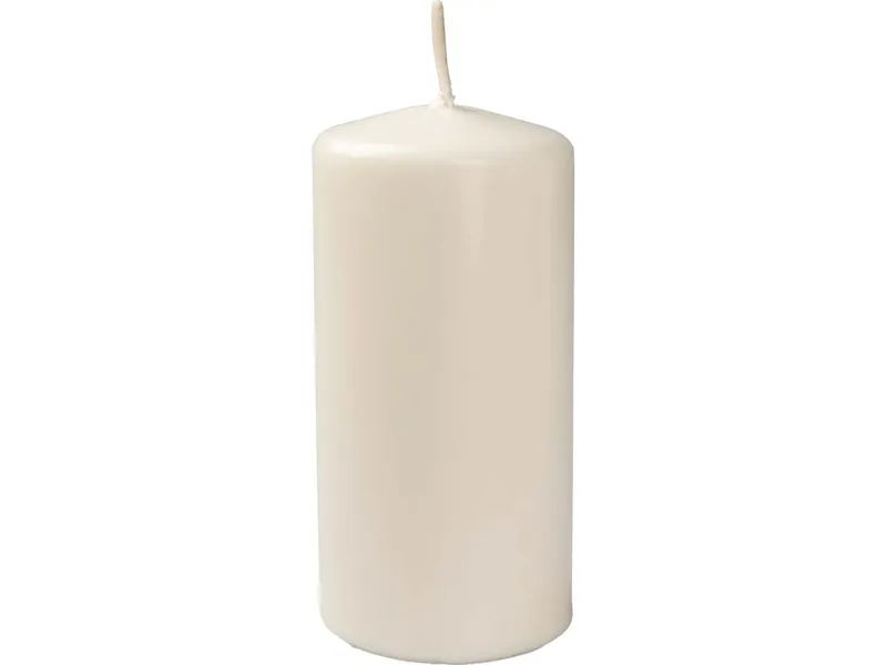 BIOKEMA BIOKEMA Stumpenkerze aus Biomasse 60 x 120 mm, Creme, – Produktbild 1 von 1