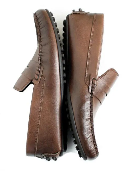 Will's Vegan Shop Will's Vegan Shop Penny Driving Loafers Kastanie Herren, Kastanie, – Produktbild 1 von 1
