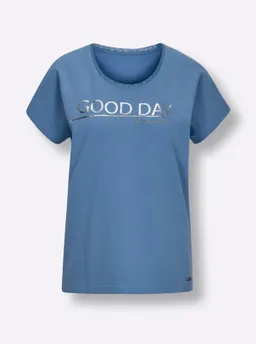 feel good Shirt mittelblau – Produktbild 1 von 1