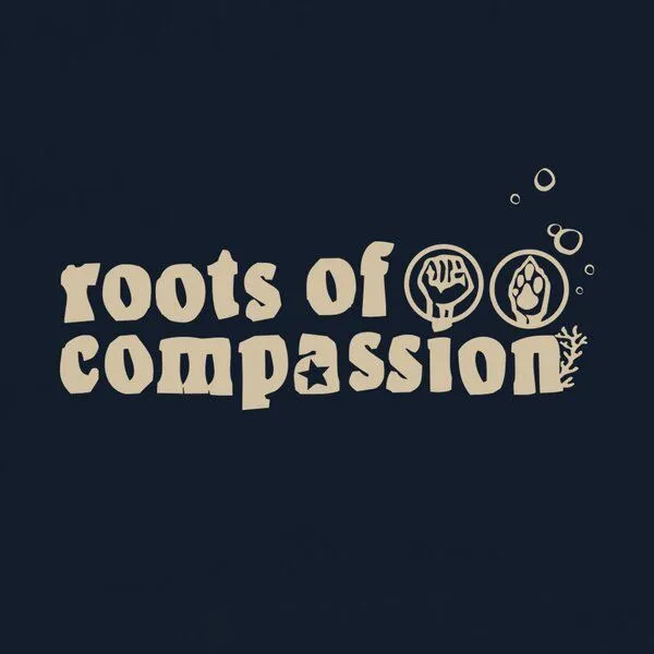 roots of compassion roots of compassion Kapuzenjacke "Schildkröte" bio & fair & vegan - Pulli, Tiere, Natur, Meer, Ocean, Beach, Navy, – Produktbild 4 von 4