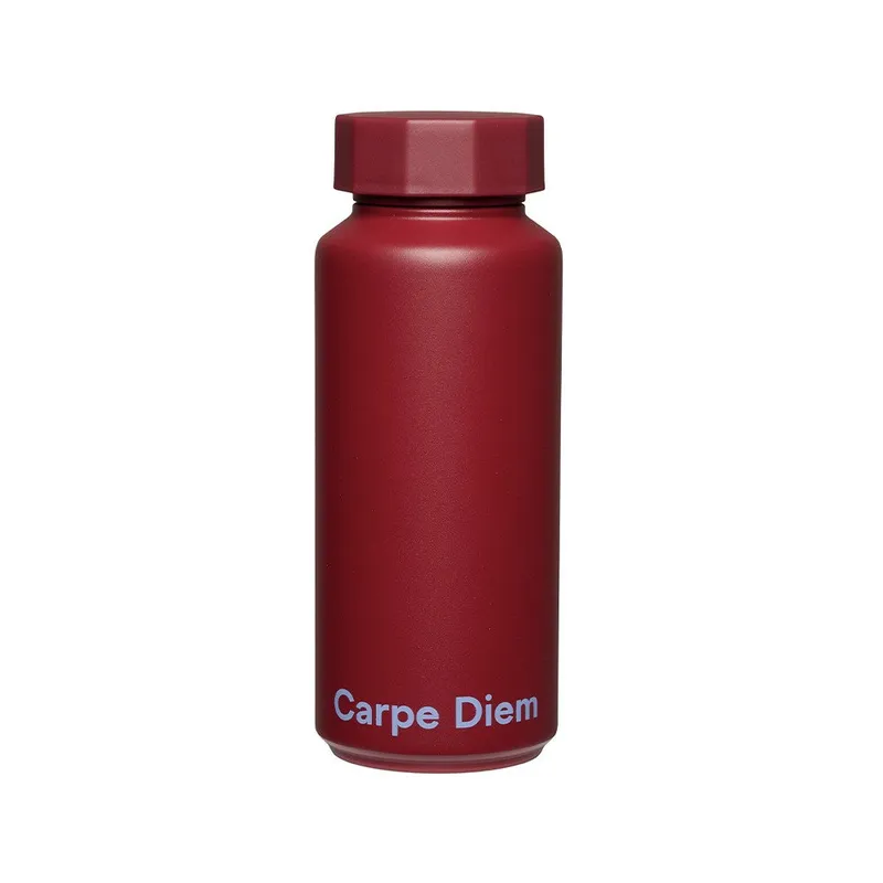 Design Letters Thermoflasche – Burgund, Carpe Diem – Produktbild 1 von 1