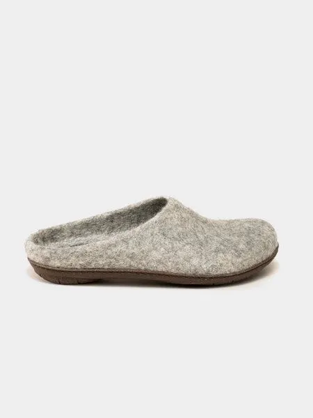 Magicfelt Magicfelt Wollfilz-Pantoffel Unisex PO-737, Grau(hellgrau), – Produktbild 3 von 4