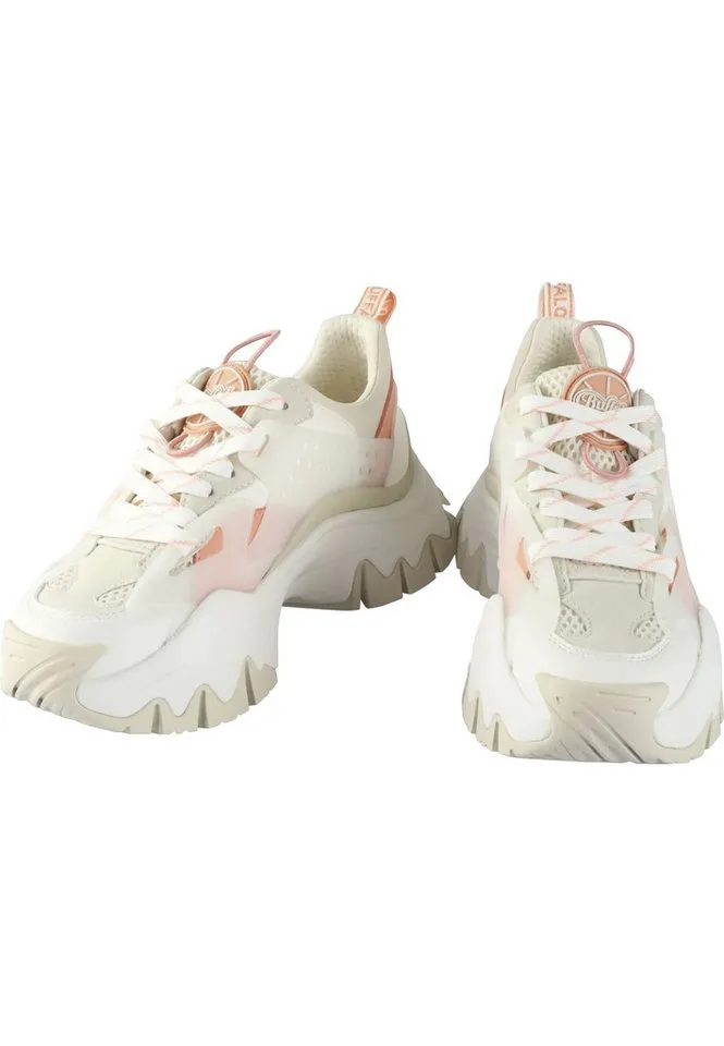 Buffalo Buffalo Damen Buffalo Trail One Vegan Nappa/Nubuck Trainingsschuh, Beige, – Produktbild 3 von 5