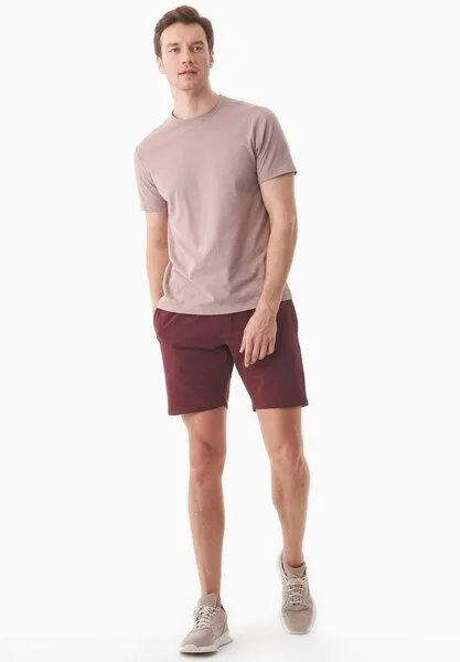 ORGANICATION ORGANICATION SAHIN | Leichte Sweatshorts aus Bio-Baumwolle, Bordeaux, – Produktbild 1 von 4