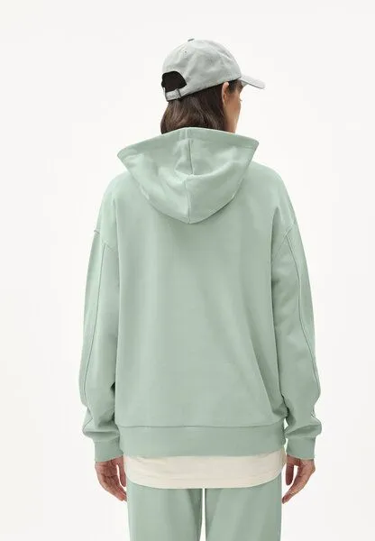 ARMEDANGELS ARMEDANGELS ANJANAA - Damen Sweathoodie Oversized Fit aus Bio-Baumwolle, Lint, – Produktbild 2 von 4