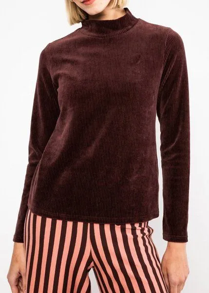 blutsgeschwister Blutsgeschwister Jolly Turtle Longsleeve aus Biobaumwolle, Brown grape taste (braun), – Produktbild 2 von 3