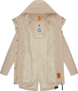 ragwear ragwear Regenmantel Begonia Wasserdichter Damen Übergangsmantel mit großer Kapuze – Produktbild 1 von 1