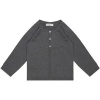 Sense Organics sense-organics Strickjacke HURIT mit Ajourmuster in dunkelgrau von Sense Organics GOTS – Produktbild 1 von 1